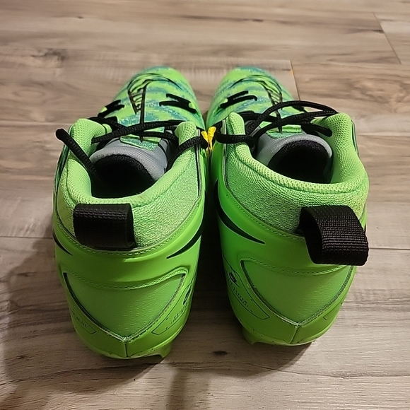 NWOT Nike Alpha Menace Pro 3 Cleats Mens 12 Green‎ Black FB8442-303 main image 10